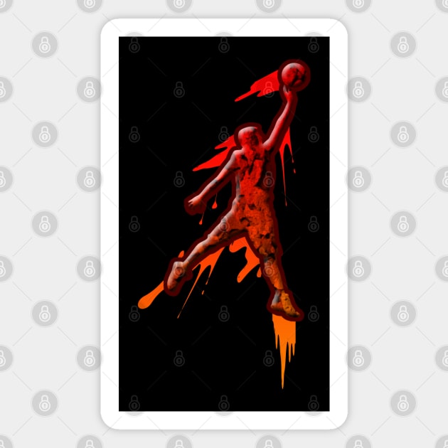 Basketball - Drip Magnet by tatzkirosales-shirt-store